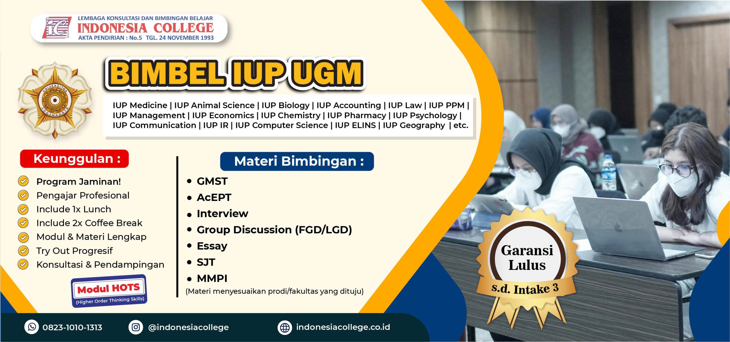 Bimbel IUP UGM 